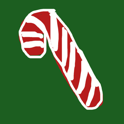 Candy Cane drawing by krissywissy