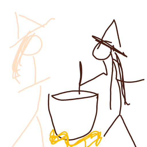 Cauldron drawing by coal-mild-peace