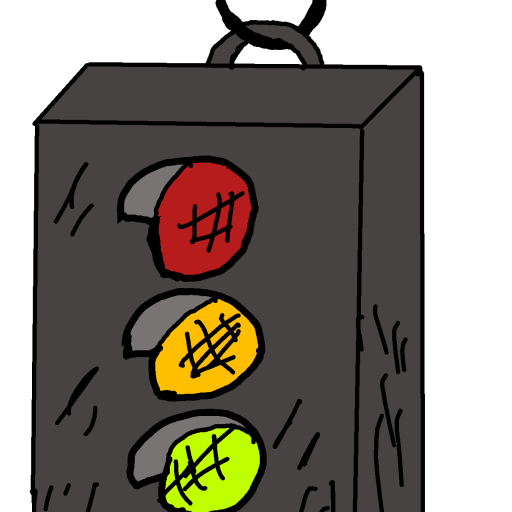Stoplight drawing by SodaNight