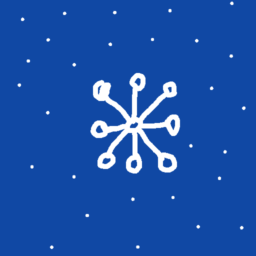 Snowflake drawing by kyle