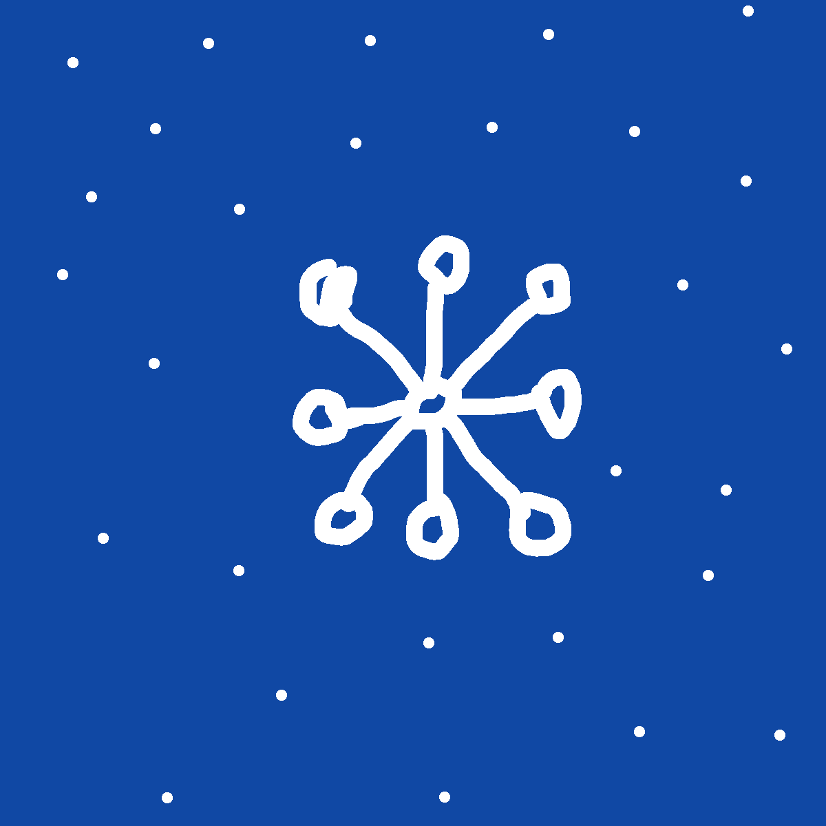 Snowflake drawing by kyle