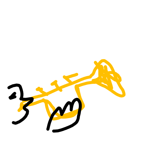 Trumpet drawing by Fejlkode