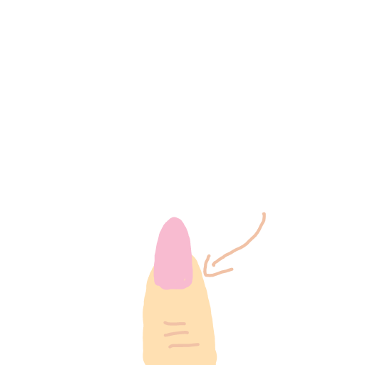Fingertip drawing by Anna