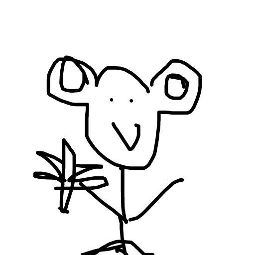 Monkey drawing by neat-moon-print