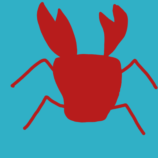 Crab drawing by Shandi
