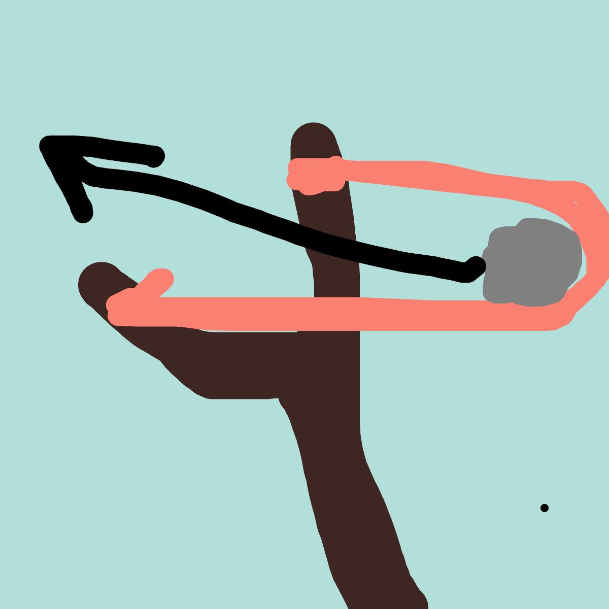 Slingshot drawing by nice-draw-designer
