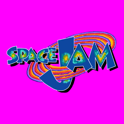 Space Jam drawing by monthra