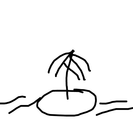 Island drawing by dawn-omega-bard