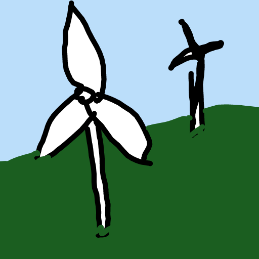 Windmill drawing by Juliezzz