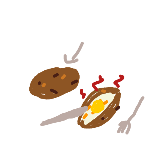 Potato drawing by clay-mega-force
