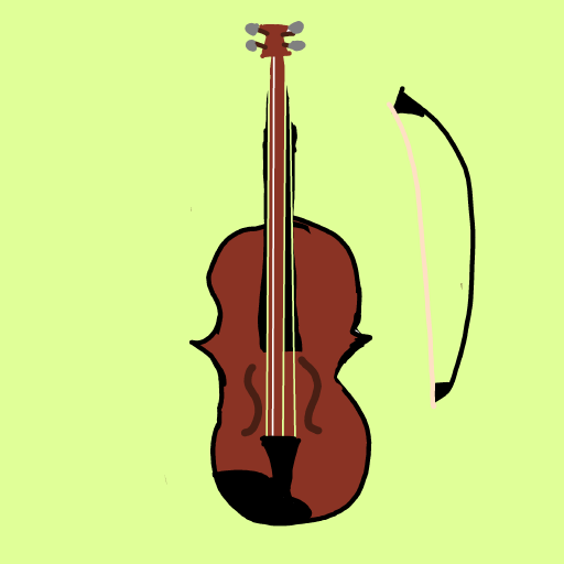 Violin drawing by Placebo