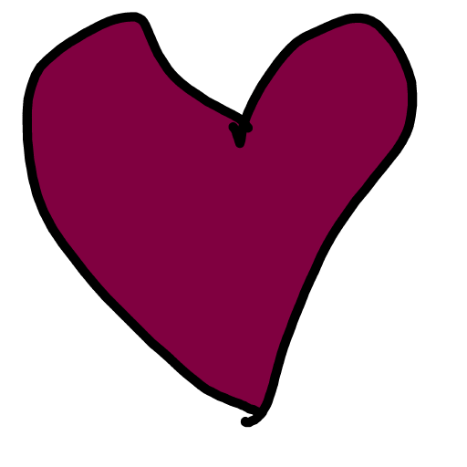 Heart drawing by Betsy