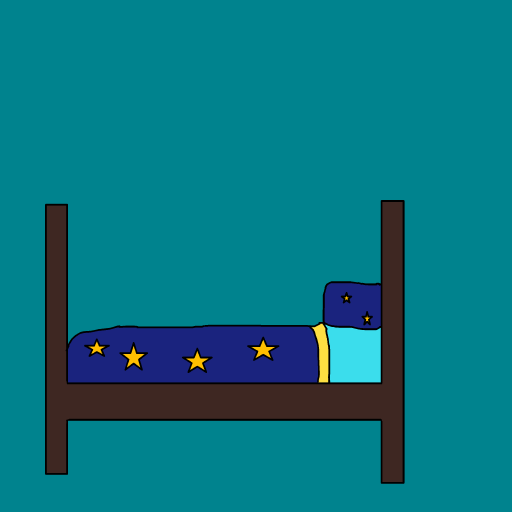 Bed drawing by krissywissy
