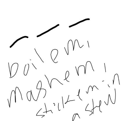 Potato drawing by Bri3