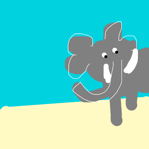 Elephant drawing by nice-draw-designer