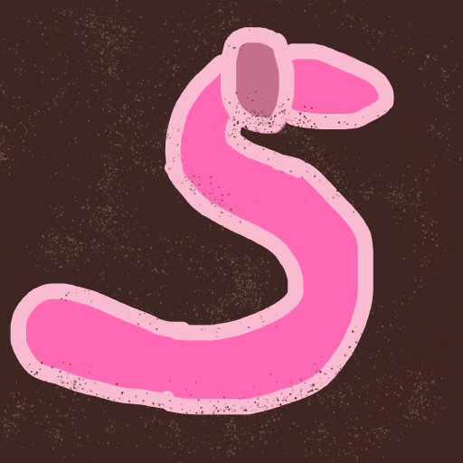 Worm drawing by spleenonlean