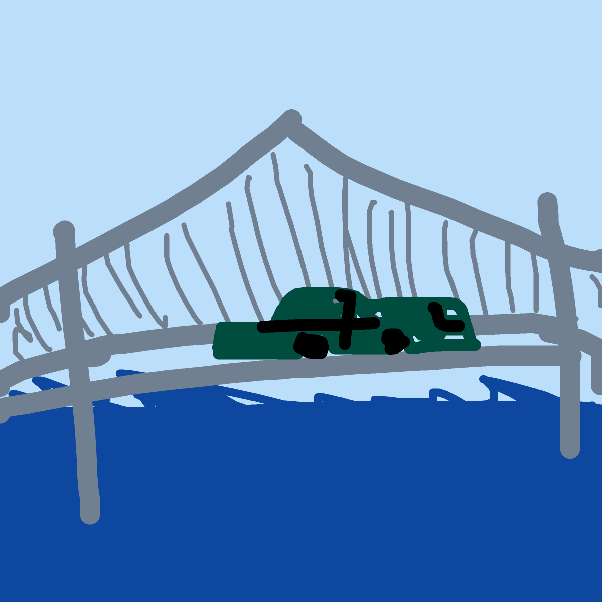 Bridge drawing by oxox
