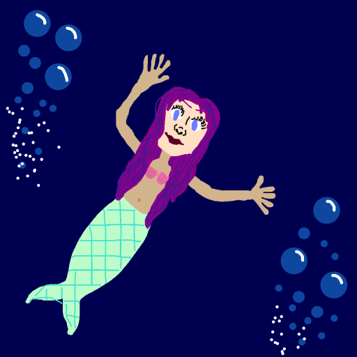 Mermaid drawing by angel