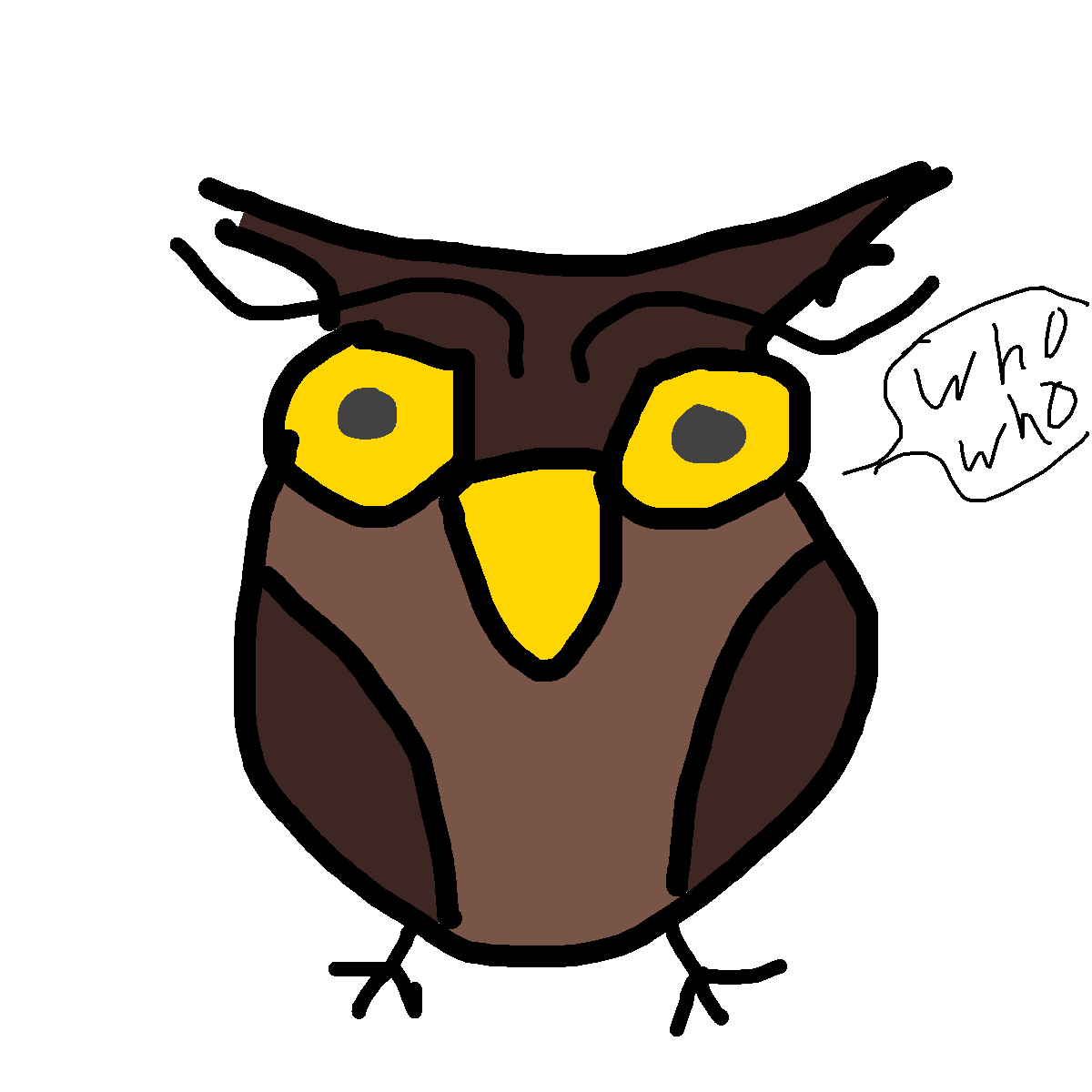 Owl drawing by kyle