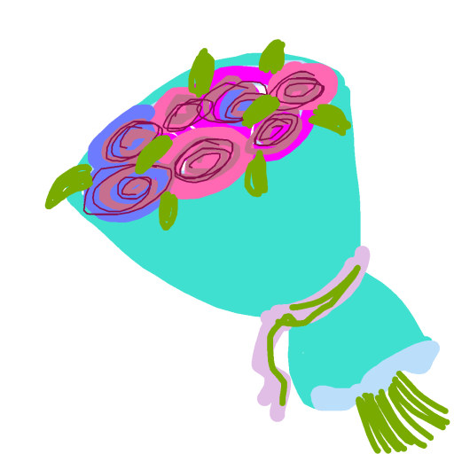 Bouquet drawing by grand-bold-peak