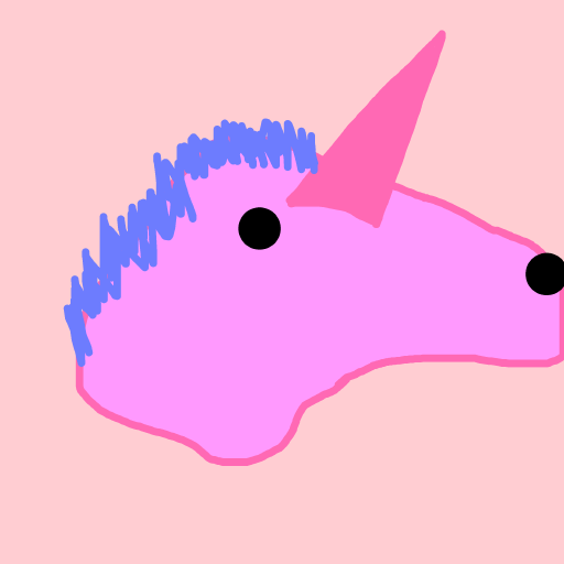 Unicorn drawing by ms lady
