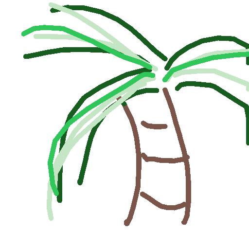 Palm Tree drawing by newbie-tryin