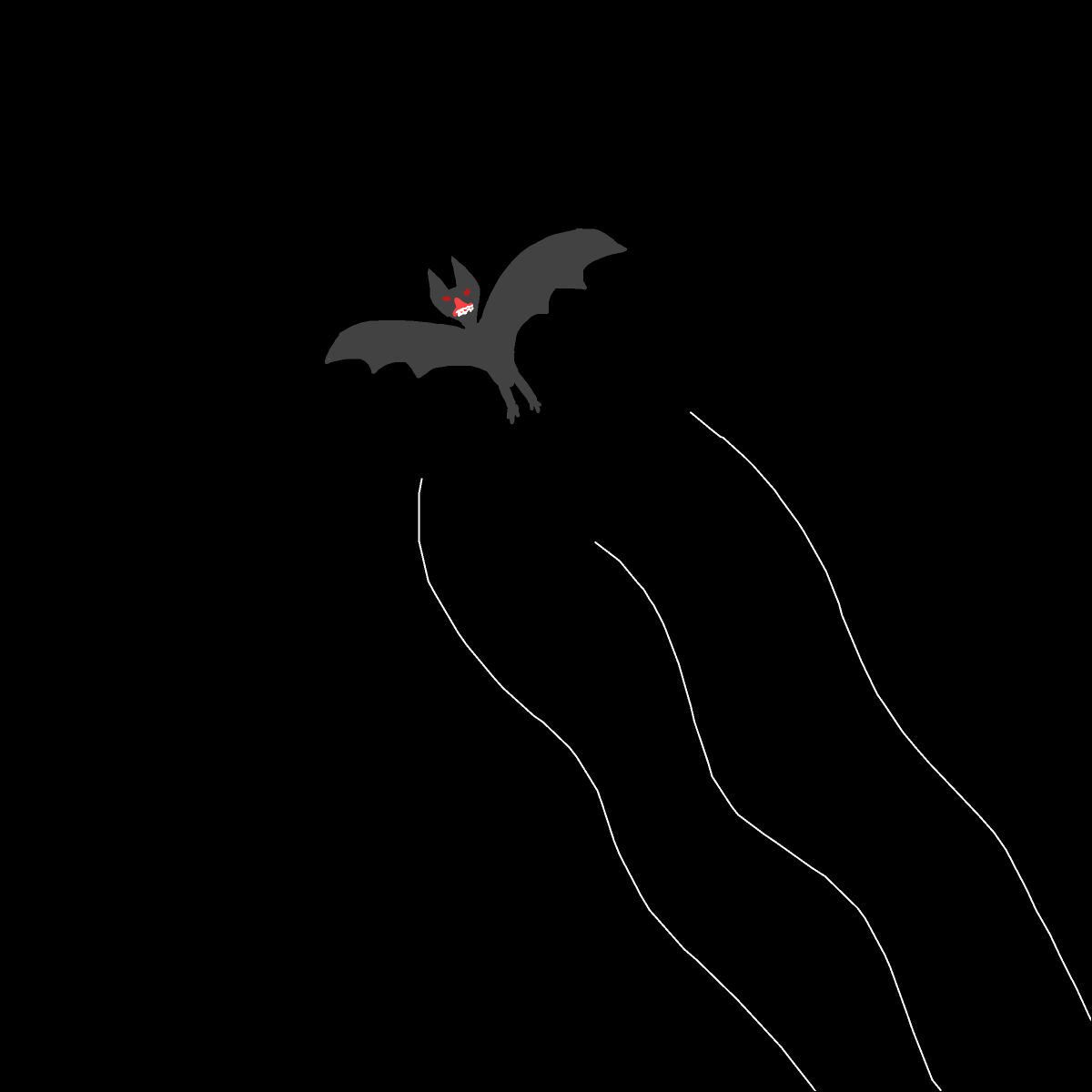 Bat drawing by jashezilla