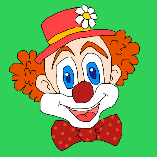 Clown drawing by carla