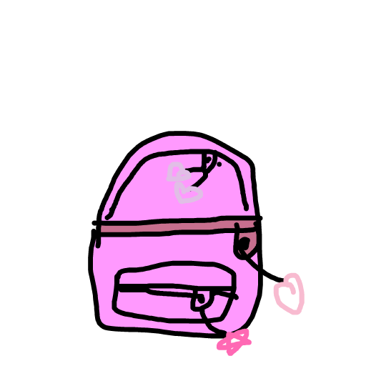 Backpack drawing by ink-just-wizard