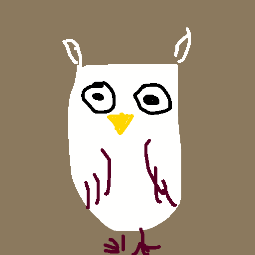 Owl drawing by grou