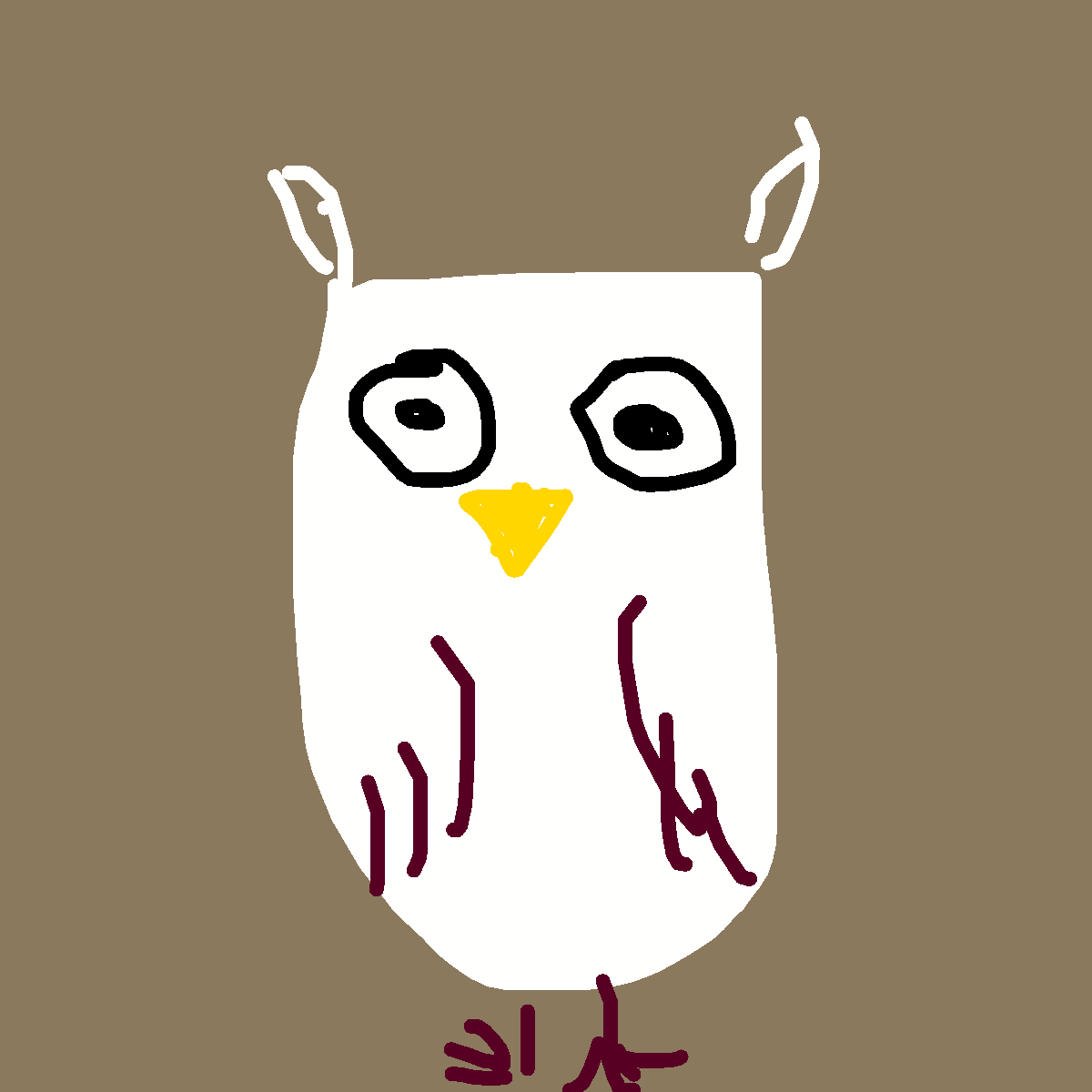 Owl drawing by grou