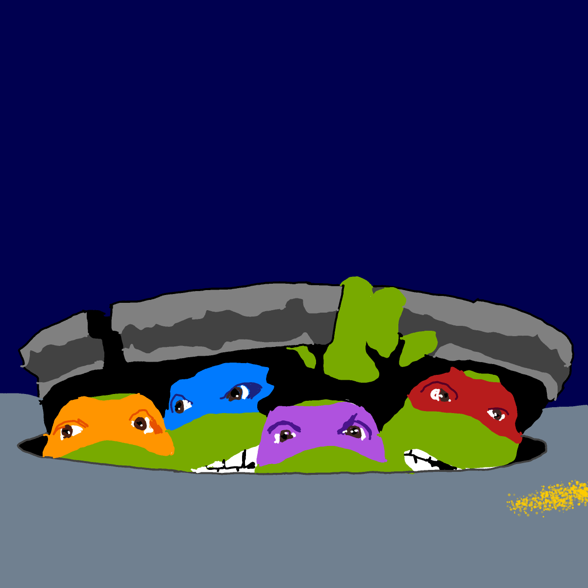 Sewer drawing by Guardianoflives