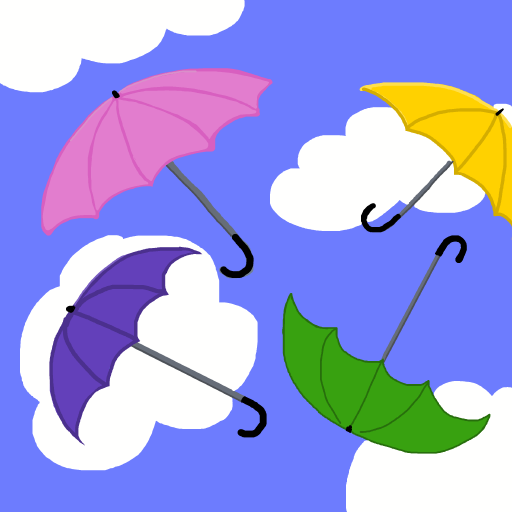 Umbrella drawing by firecracker
