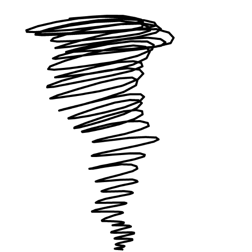Tornado drawing by Mr Doodles
