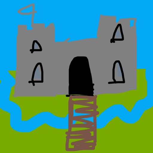 Castle drawing by last-graph-force