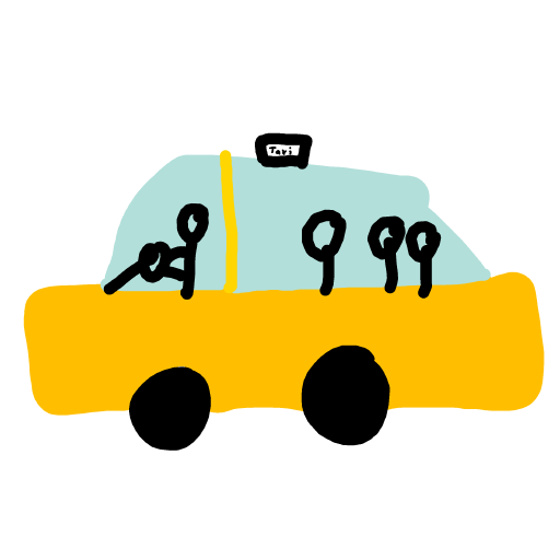 Taxi drawing by harryw