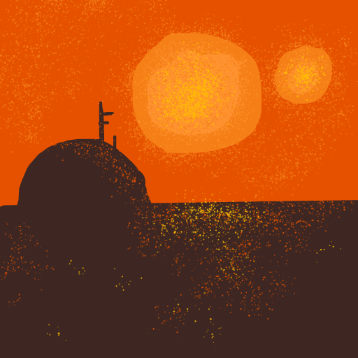 Tatooine drawing by knoxy
