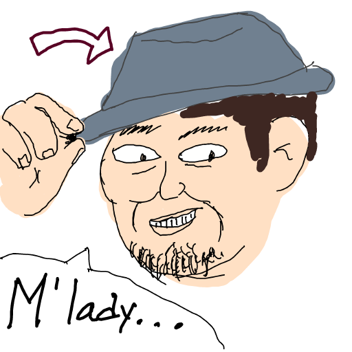 Fedora drawing by mike_eff