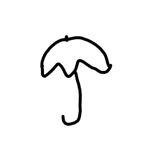 Umbrella drawing by fresh-paint-king