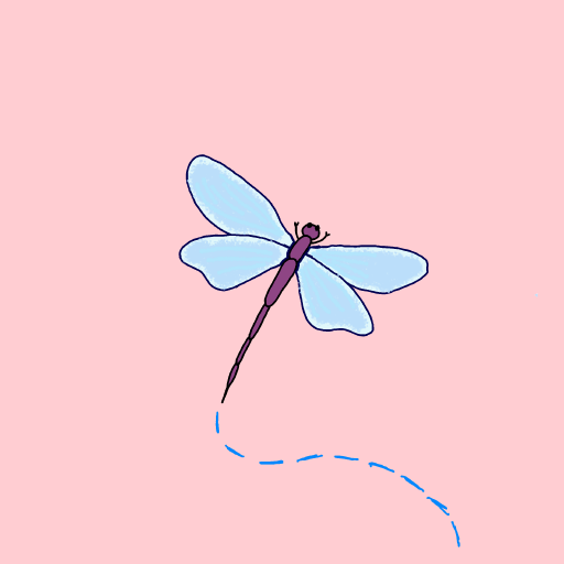 Dragonfly drawing by marimou
