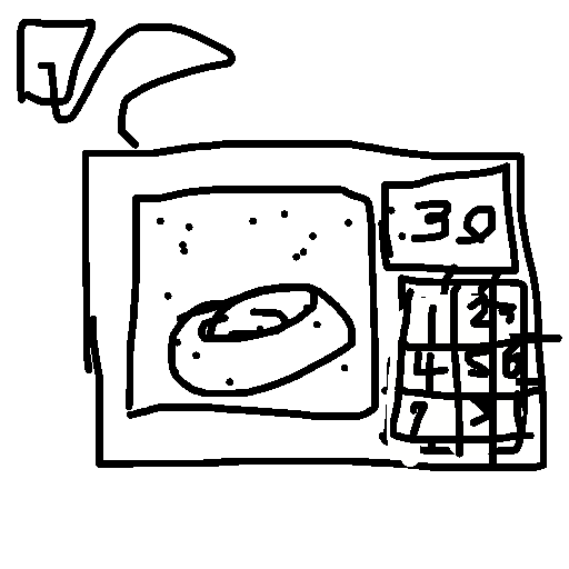 Microwave drawing by rose-copper-elite