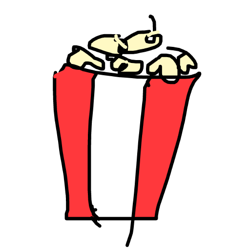 Popcorn drawing by louie
