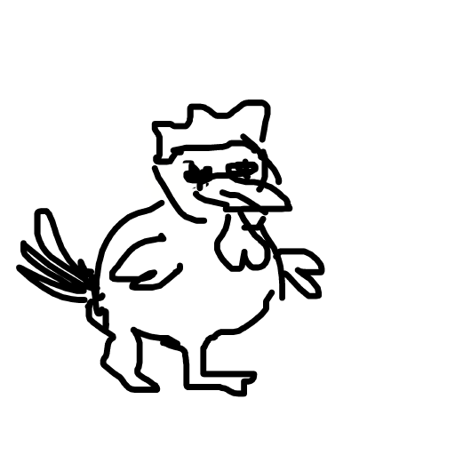 Chicken drawing by delta-hyper-spire