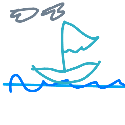 Sailboat drawing by coal-mild-peace