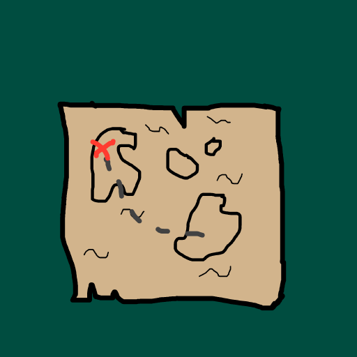 Treasure Map drawing by paradutchman