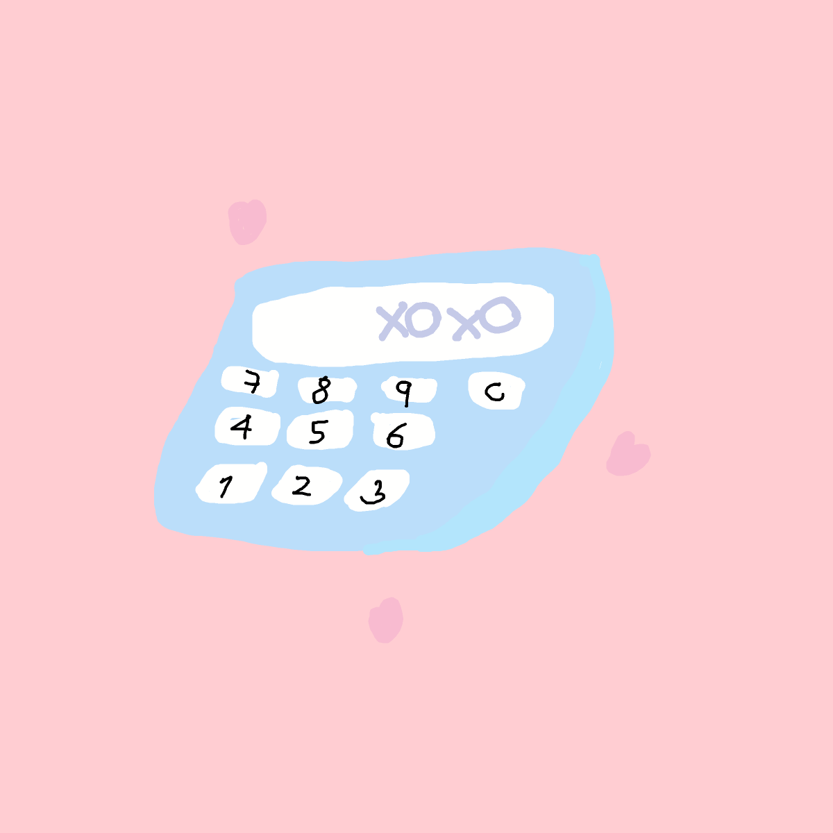 Calculator drawing by fair-bold-carve