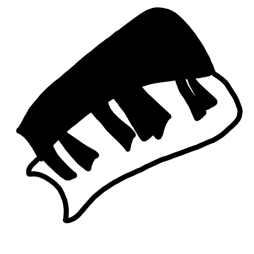 Piano drawing by Timmie