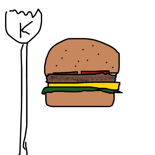 Krabby Patty drawing by vale