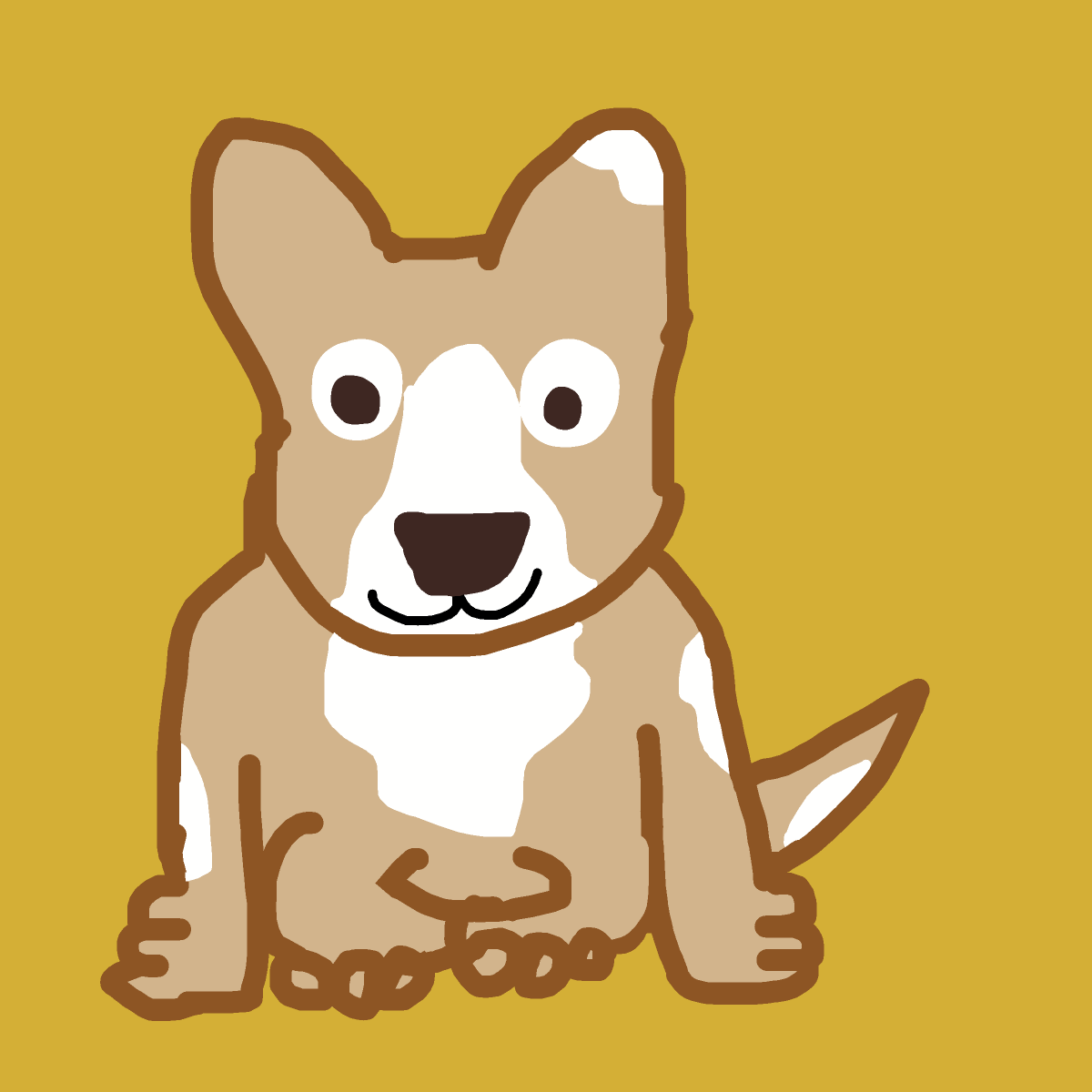 Corgi drawing by jashezilla
