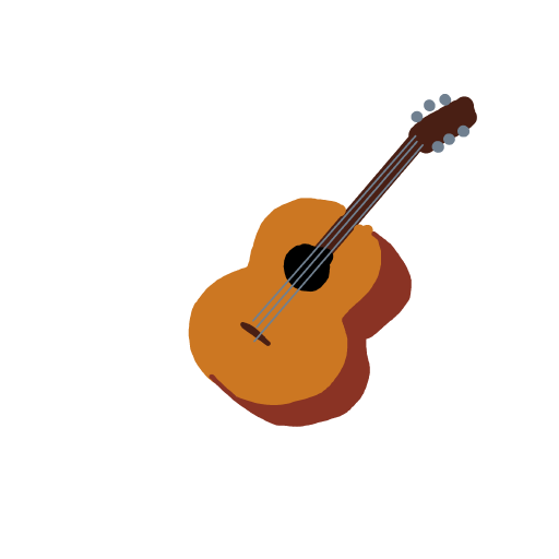 Guitar drawing by Tayne